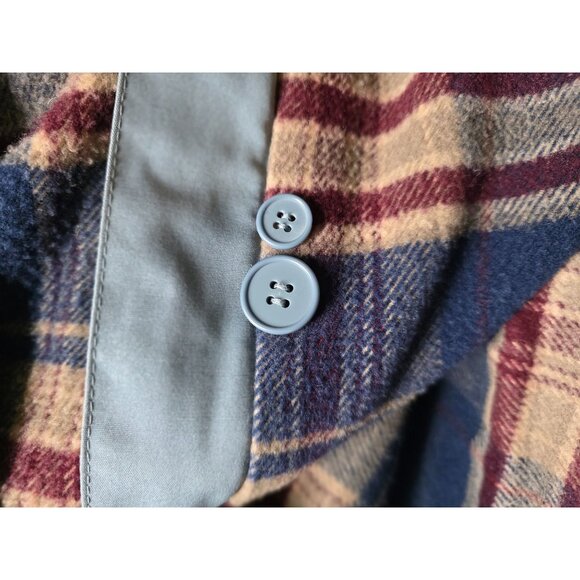 Burlington AFW Collection Hooded Flannel Lined Coat 2x - Picture 7 of 7